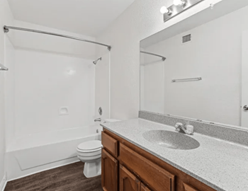 Bathrooms on both levels